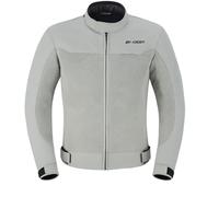 BI ESSE Giacca Moto Estiva Traforato interno Impermiabile Sfodrabile Con Protezioni livello A (IT, Testo, 3XL, Regular, Regular, GRIGIO)