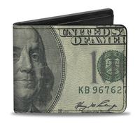 Bi-Fold Wallet 100 Dollar Bill CLOSE-UP