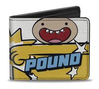 Bi-Fold Wallet Adventure Time Jake and Finn TRUST POUND Pose Multi Color