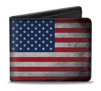 Bi-Fold Wallet American Flag Distressed