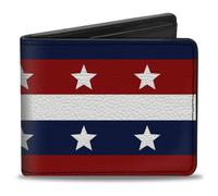Buckle Down Portafoglio bi-Fold Americana Stripe con stelle blu/rosso/bianco