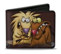 Bi-Fold Wallet Angry Beavers Norbert & Daggett CLOSE-UP Pose
