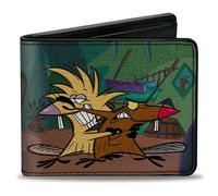 Bi-Fold Wallet Angry Beavers Norbert & Daggett Poses