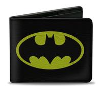 Bi-Fold Wallet Batman Bat Signal Logo Black/Yellow/Black