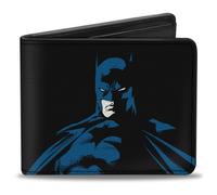 Bi-Fold Wallet - Batman Dark Knight Pose Black/Blue/White ACC NUOVO