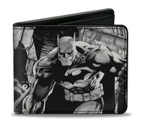 Bi-Fold Wallet Batman Jim Lee Hush Chain and Grappling Hook Pencils White/Black