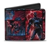 Bi-Fold Wallet Batman Urban Legends Scene Blocks/Rainy Red Sky