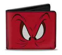 Bi-Fold Wallet Bi-Fold Wallet Gossamer Eyes CLOSE-UP Red/Black/White