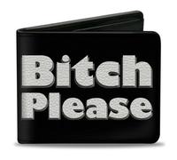Bi-Fold Wallet BITCH PLEASE Black/White