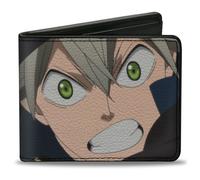 Bi-Fold Wallet Black Clover Asta Training Pose Close-Up