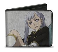 Bi-Fold Wallet Black Clover Asta Yami and Noelle Group Pose Gray