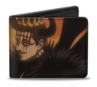 Bi-Fold Wallet BLACK CLOVER Dante Devil Power Pose and Title Logo