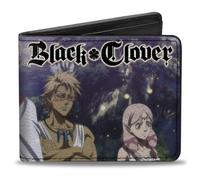 Bi-Fold Wallet BLACK CLOVER Eye of the Midnight Sun Elysia Elf Group Scene and T