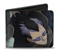 Bi-Fold Wallet Black Clover Luck and Magna Looking Up Scene