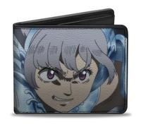 Bi-Fold Wallet BLACK CLOVER Mermaid Noelle Close-Up and Title Logo