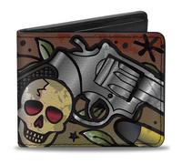 Bi-Fold Wallet Born to Raise Hell CLOSE-UP Red