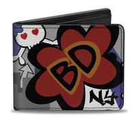 Bi-Fold Wallet Buckle-Down Cartoon