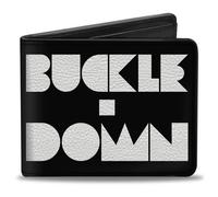 Bi-Fold Wallet BUCKLE-DOWN Shapes Black/White