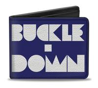 Bi-Fold Wallet BUCKLE-DOWN Shapes Blue/White