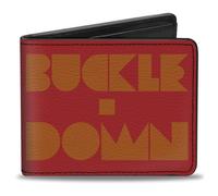 Bi-Fold Wallet BUCKLE-DOWN Shapes Red/Orange