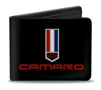 Buckle-Down Portafoglio bifold standard da uomo in PU, multicolore blu, 10,2 x 8,9 cm, multicolore blu, 10,2 x 8,9 cm, portafoglio bifold in poliuretano