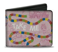 Bi-Fold Wallet Candy Land Game Path and Characters TAKE ME TO THE CANDY Pinks