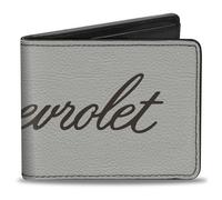 Bi-Fold Wallet CHEVROLET Script White/Brown