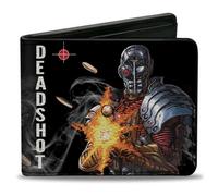 Bi-Fold Wallet DEADSHOT JLA Issue #7.1 Point and Shoot Cover Pose Targets/Bullet