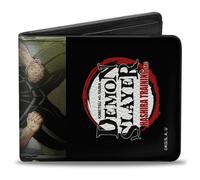 Bi-Fold Wallet DEMON SLAYER Hashira Group Pose and Title Logo