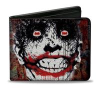 Bi-Fold Wallet Detective Comics #880 Joker Bat Face Cover/Splatter Multi Color/W