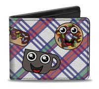 Bi-Fold Wallet Donuts & Coffee Cartoon2