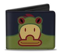 Bi-Fold Wallet Duck w/Frog Hat