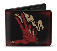 Bi-Fold Wallet Dungeons & Dragons FINGER OF DEATH Signal Black/Red/Tan