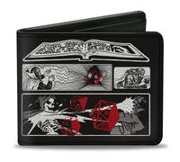 Bi-Fold Wallet Dungeons & Dragons I SURVIVED THE SPELLPLAGUE Spell Blocks Black/