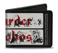 Bi-Fold Wallet DUNGEONS & DRAGONS MURDER HOBOS Characters Black/White/Red