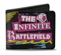 Bi-Fold Wallet Dungeons & Dragons THE INFINITE BATTLEFIELD Collage Black/Multi C