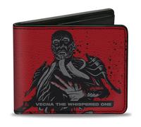 Bi-Fold Wallet Dungeons & Dragons Vecna Pose A SMALL PRICE TO PAY Red/Black/Gray
