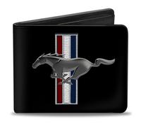 Bi-Fold Wallet Ford Mustang w/Bars Logo CENTERED