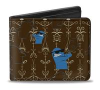 Bi-Fold Wallet Foster's Home for Imaginary Friends Bloo Poses Black/White