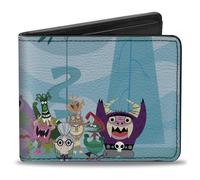 Bi-Fold Wallet Foster's Home for Imaginary Friends Group Pose Blues