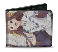 Bi-Fold Wallet Fruits Basket Season One Six Character Outdoor Group Pose
