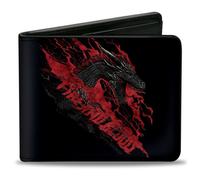Bi-Fold Wallet Game of Thrones The Dragon Awakens FIRE AND BLOOD Black/Red/Grays