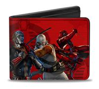 Bi-Fold Wallet GI Joe COBRA Agents Group Pose and Logo Reds