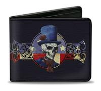 Bi-Fold Wallet Grateful Dead Dave's Picks Bonus Disc 2013 Skeleton Cover Art Bla
