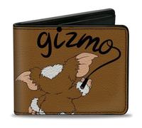 Bi-Fold Wallet Gremlins GIZMO Script Pose Brown/Black