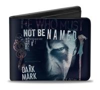 Bi-Fold Wallet Harry Potter Lord Voldemort Face HE WHO MUST NOT BE NAMED Collage