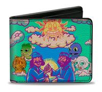 Bi-Fold Wallet HOMIES IN DREAMLAND Cheech and Chong Pose with Homies Characters