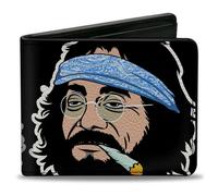 Bi-Fold Wallet Homies in Dreamland Cheech and Chong Smoking Pose Black