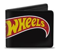 Bi-Fold Wallet HOT WHEELS Classic Flame Logo Stretch Black/Red/Yellow