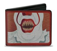 Bi-Fold Wallet IT Chapter Two Pennywise Smile Close-Up + Title Logo Red/White